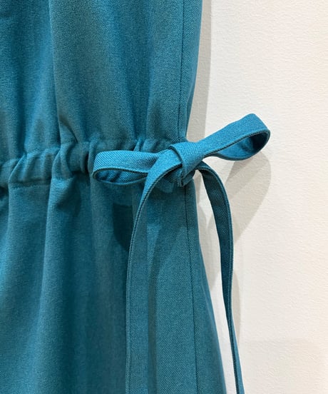リボンギャザーフレアパンツ (green)（先行予約）