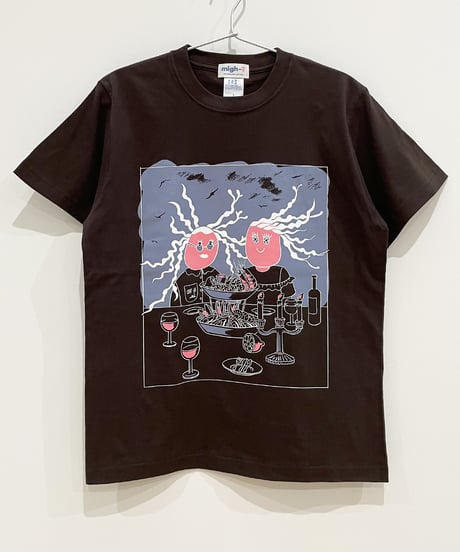 Frutti di Mare 半袖Tシャツ (dark brown)