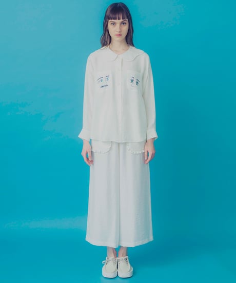 リゾートワイドパンツ (white)