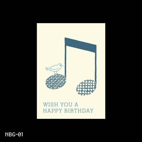Music Bird Greeting Card