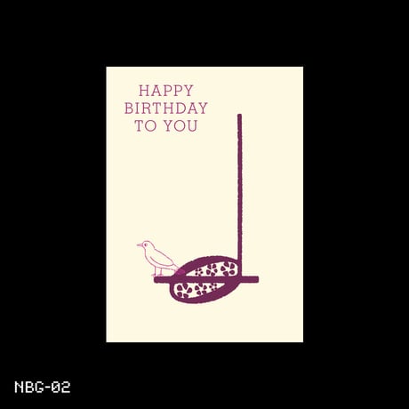 Music Bird Greeting Card