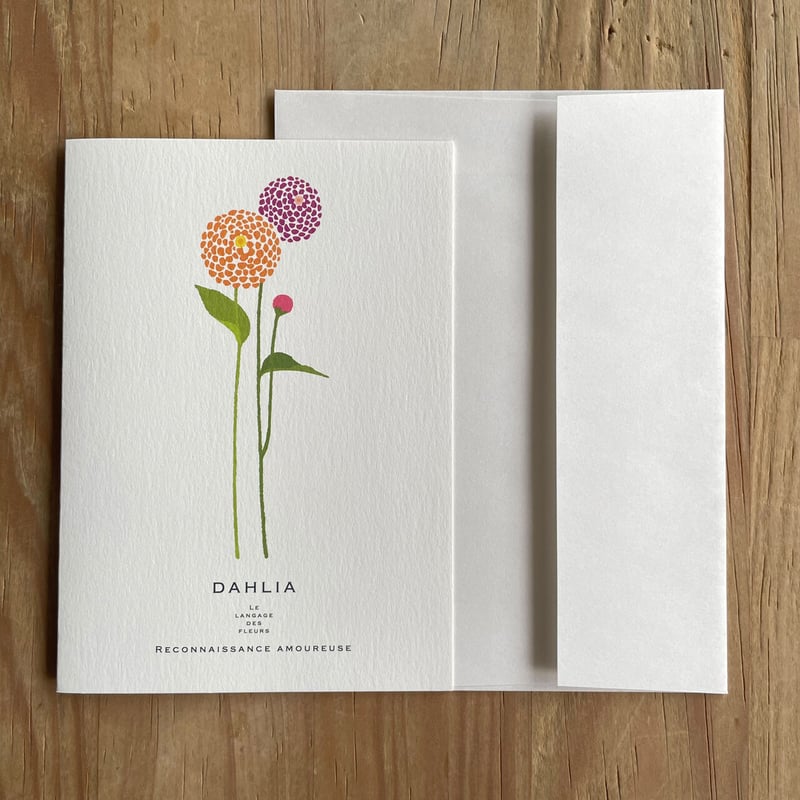 French Botanical Greeting Card | crackle TIROIR