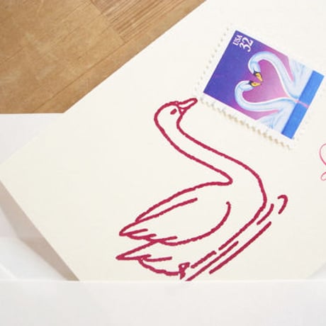 Love & Heart Stamp Greeting Card