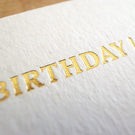 Gold Stamping Animal Greeting Card