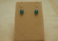 Emerald Simple Earrings