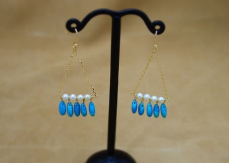 Turquoise "Chandelier" Earrings