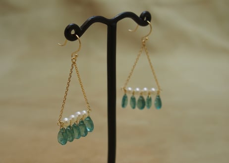Apatite "Chandelier" Earrings
