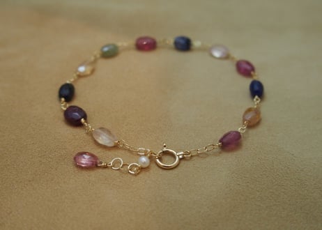 Multi Color Sapphire Bracelet (Tb/C)