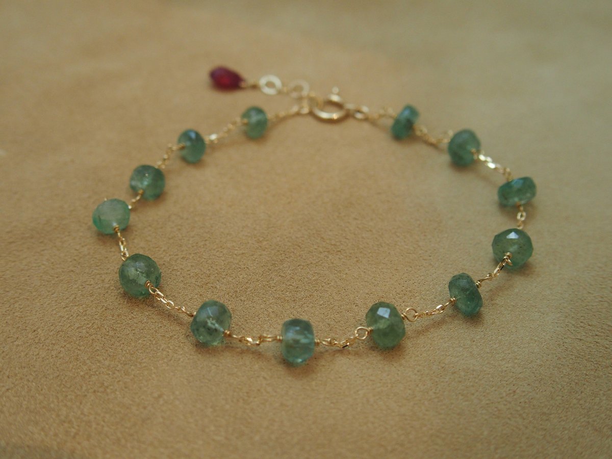 Emerald Design Bracelet (Bt/C) | GOLDEN GOAT j