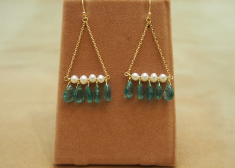 Apatite "Chandelier" Earrings