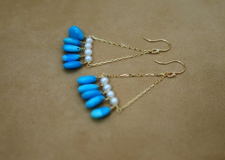 Turquoise "Chandelier" Earrings