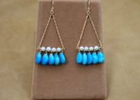 Turquoise "Chandelier" Earrings