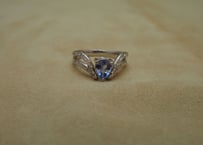 Ice Blue Sapphire Tiara Ring(p/s)