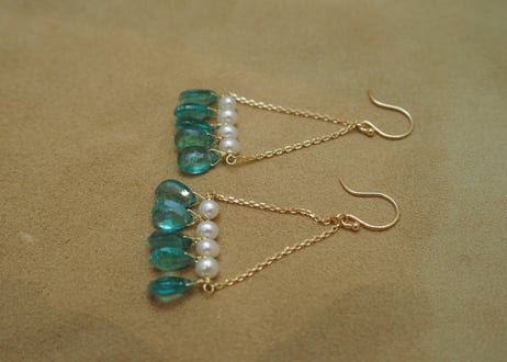 Apatite "Chandelier" Earrings