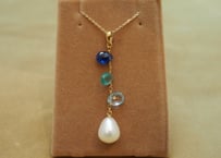 3Colors Design Pendant Top (Kyanite/Apatite/Blue Topaz)