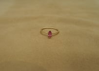 Pink Sapphire Petit Ring (m/q)