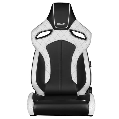 ２脚【Braum Racing Orue ホワイト＆ブラックステッチ】