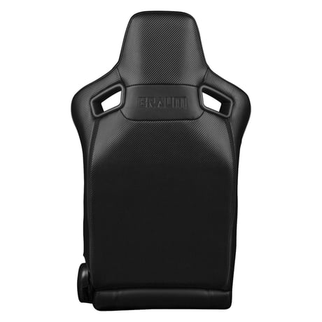 ２脚【Braum Racing  セミバケットシート KOMODO ブラック】