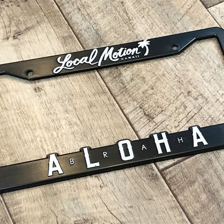 【Local Motion ナンバーフレーム ALOHA 2】