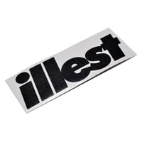 【illest 切り抜きステッカー 各色】