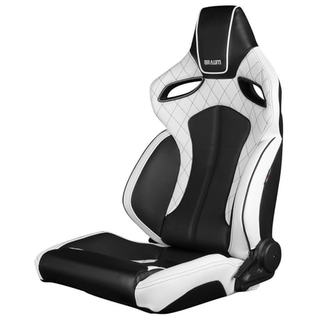 ２脚【Braum Racing Orue ホワイト＆ブラックステッチ】