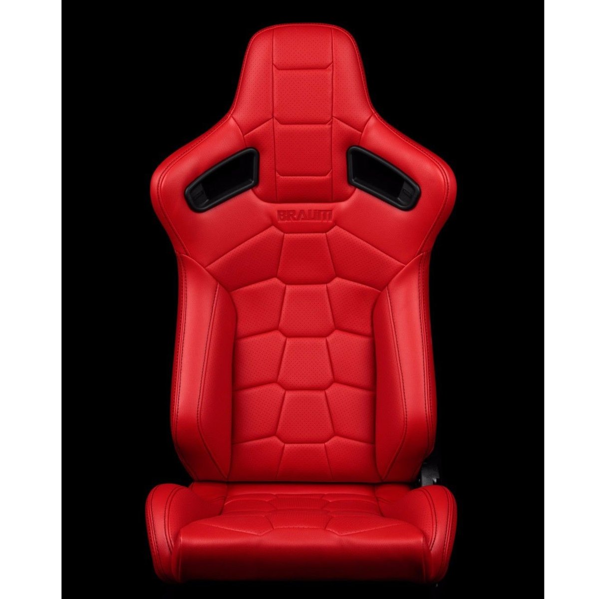 Braum Racing セミバケットシート KOMODO レッド　左右2脚セット fit=scale-down,w=1200