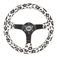 【NRG Savage ステアリングホイール White Cheetah】