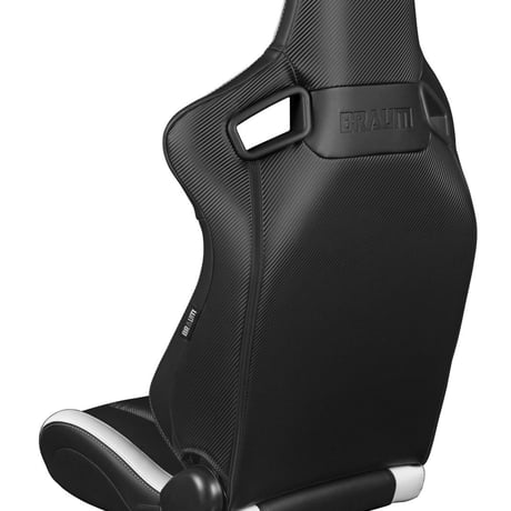 ２脚【Braum Racing セミバケットシート ブラック＆ホワイト】