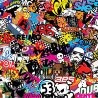 【30cm × 1m USDMステッカーボム】