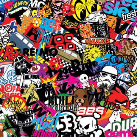 【30cm × 1m USDMステッカーボム】