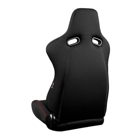 ２脚【Braum Racing  セミバケットシート Venom 赤ステッチ】