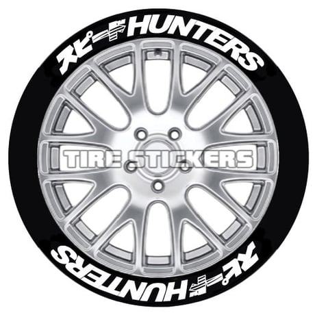 【SPEEDHUNTERS タイヤステッカー カタカナ 4枚セット】