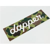 正規品【dapper. バンパーステッカー】