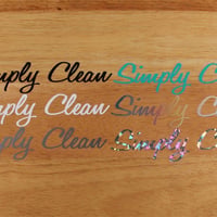 【Simply Clean 切り抜きステッカー 各色】