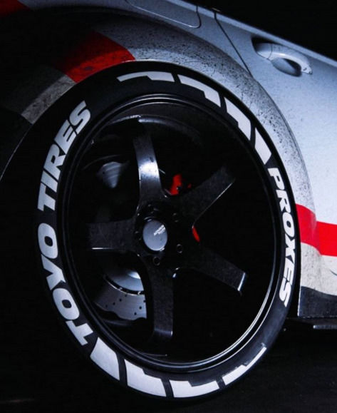 Toyo Tires PROXES タイヤステッカー Frost Edition ラバータ