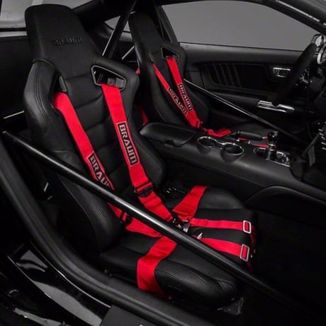 ２脚【Braum Racing セミバケットシート ワインレッド】