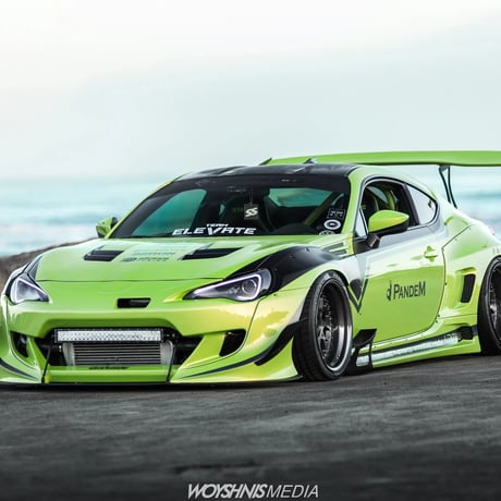 【Battle Aero GTウイングキット V1 86&BRZ】FRP製/188cm/