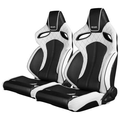 ２脚【Braum Racing Orue ホワイト＆ブラックステッチ】
