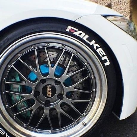 4枚【Falken タイヤステッカー RED】