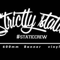 【Strictly Static バナーステッカー 各色】