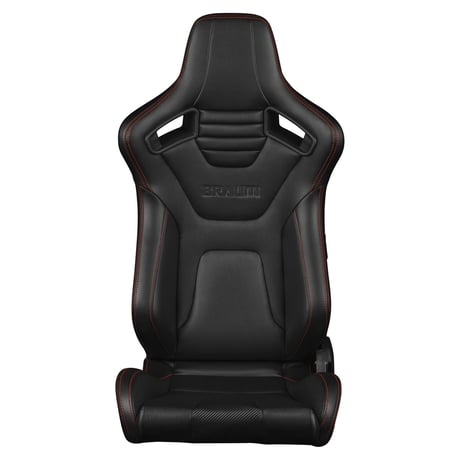 ２脚【Braum Racing  Elite-X 黒＆赤ステッチ】