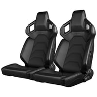 ２脚【Braum Racing Alpha-X セミバケ ブラックステッチ Lowサイドサポート】