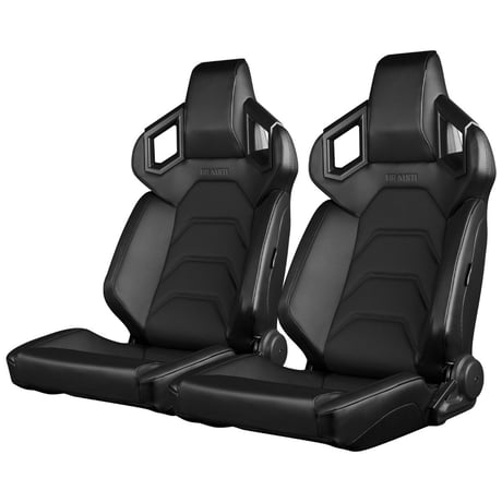 ２脚【Braum Racing Alpha-X セミバケ ブラックステッチ Lowサイドサポート】