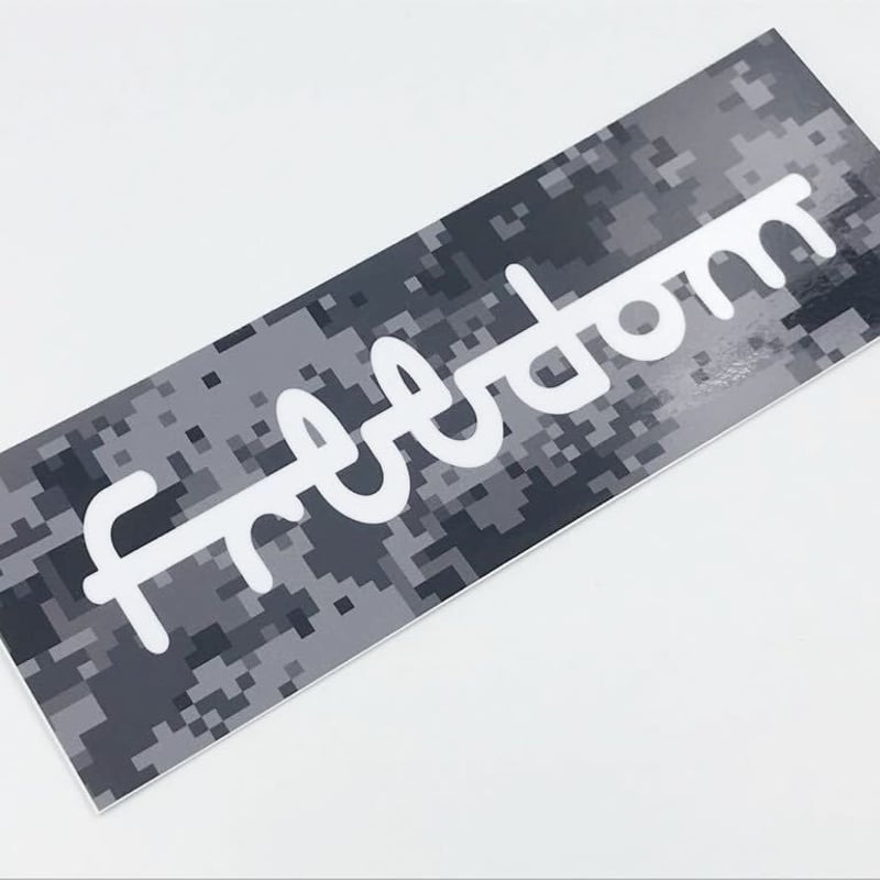 正規品【freedom.tw バンパーステッカー 各色】 | Works VERY Osaka
