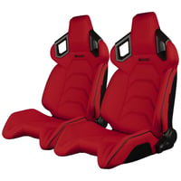 ２脚【Braum Racing Alpha-X レッドクロス＆ブラックステッチ】