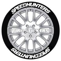 【SPEEDHUNTERS タイヤステッカー 4枚セット】