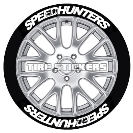 【SPEEDHUNTERS タイヤステッカー 4枚セット】