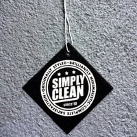 【Simply Clean エアフレッシュナー 白黒】