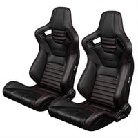 2脚【Braum Racing セミバケットシート Venom 赤＆黒】 | Works V