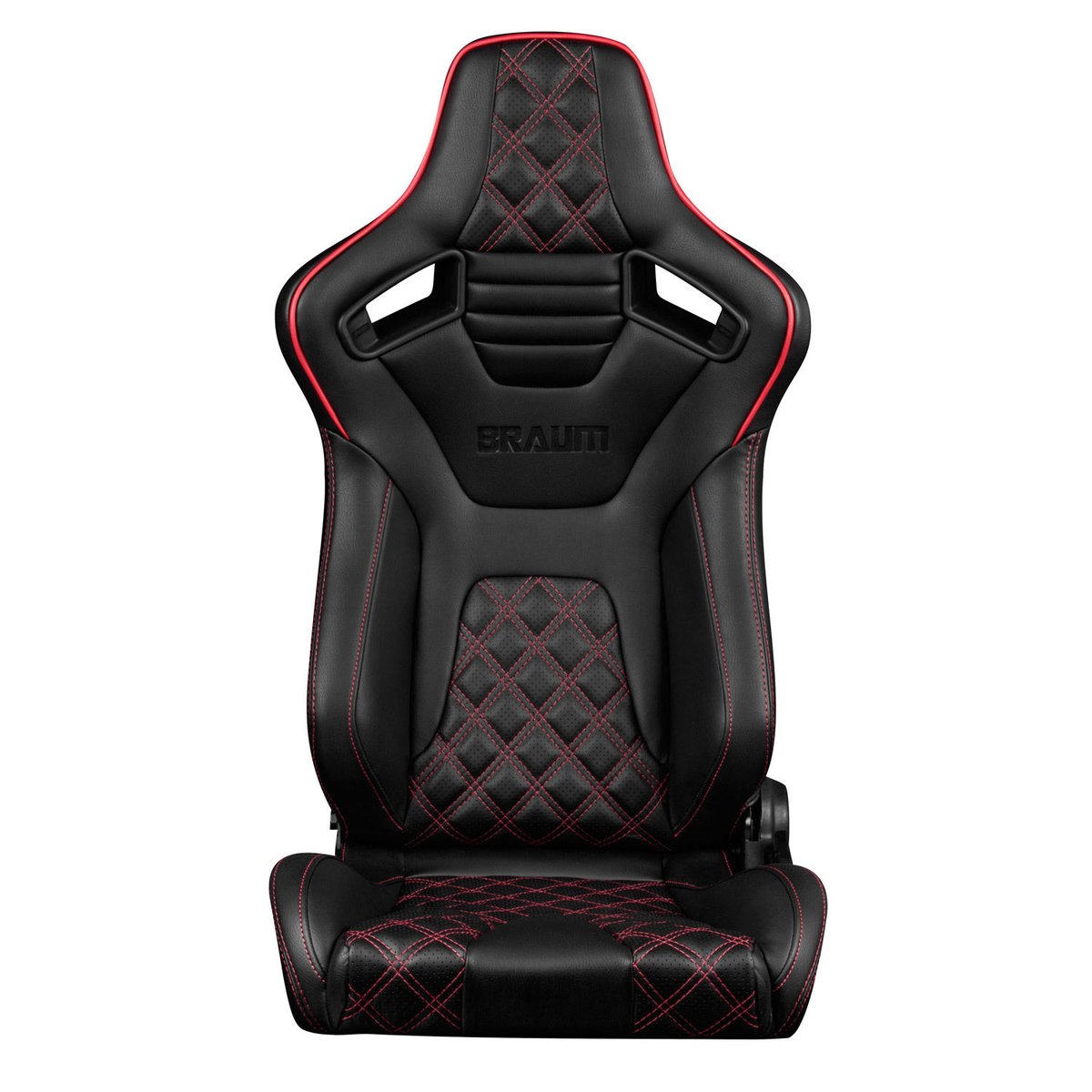 2脚【Braum Racing セミバケットシート Elite-X レッド 2脚【Braum Racing セミバケットシート Elite-X レッド